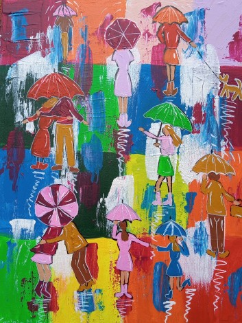 Umbrella painting