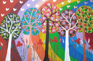 Colourful Tree Painting