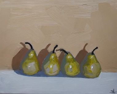 Four Green Pears