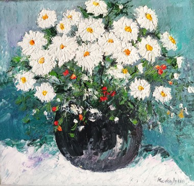 Daisies in a Vase