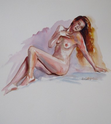 Nude Female Watercolour