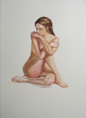 Seated female nude 2