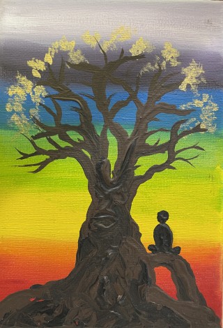 Meditating under the Tree of Life