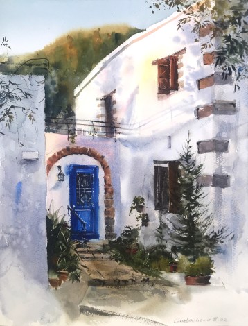 Greek village Sunrise #3