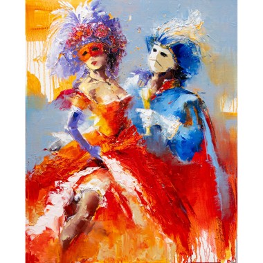 Carnival series. Dance of fire and ice. 