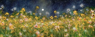 Midnight Garden Blossoms & Dandelions