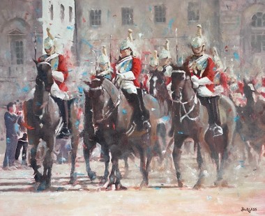 London Horseguards Trooping The Colour