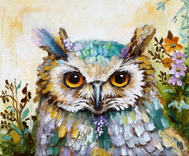 Flower Owl 1.