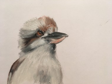 Wildlife drawing, animals, birds, oil bar, pencil.