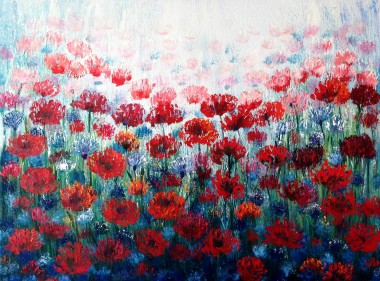 Poppies and Cornflower Fields (reserved)