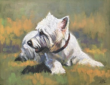 Westie Dog Painting