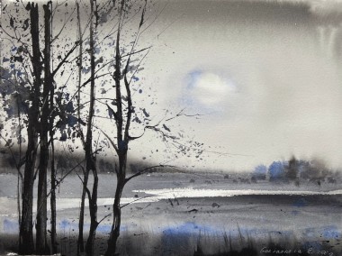 In the moonlight (Watercolour)