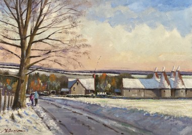 Kent Farm in Winter