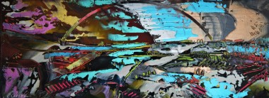 Iridescent Abstract Landscape 391