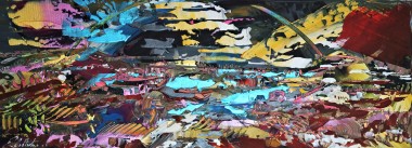 Iridescent Abstract Landscape 399