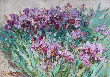 Irises art