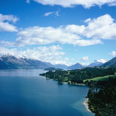 Lake Wakatipu and the Southern Alps