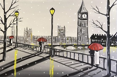 London Winter Umbrellas