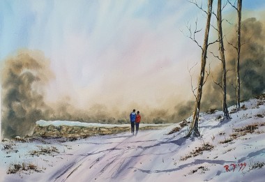 Lovers On A Winters Day