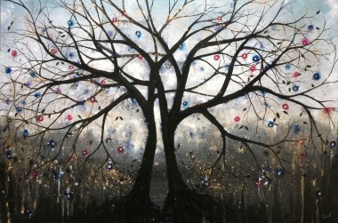 abstract tree painting