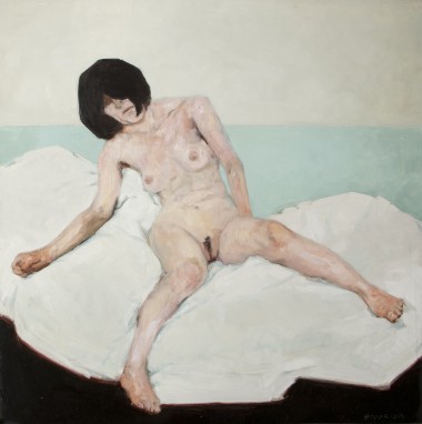 Modern nude portrait of a woman