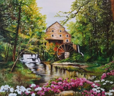 Ancient Mill in the Woods