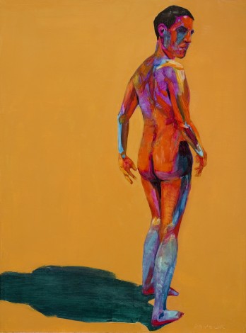 Modern nude of a Man in Orange