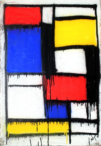 Other People's Paintings Only Much Cheaper: No. 3. Mondrian (on an Urbox).