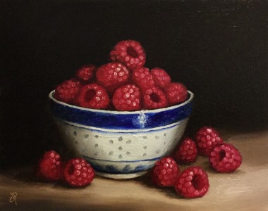 Bowl of Raspberries