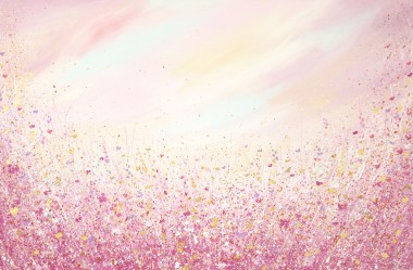 Textured Floral Painting