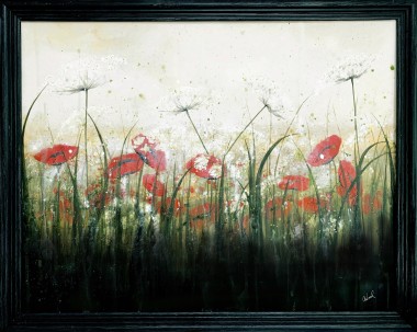 Poppies and Parsley II Framed