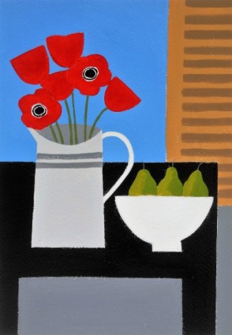 Poppies and Pears 2