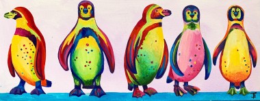 Rainbow Penguin Parade