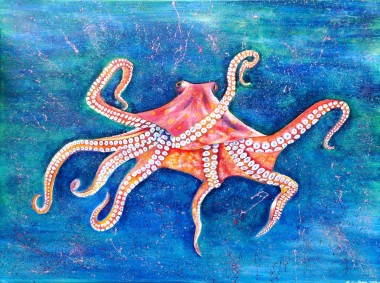 'Just Chilling' Red Octopus
