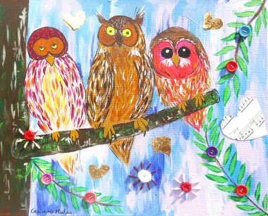 Quirky Colourful Owls
