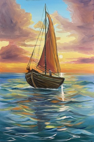 Sailing Towards The Sunset