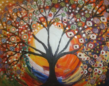 Tree of many colours