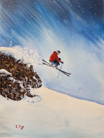 Snow Shower
Original Watercolour painted by Ricky Figg on watercolour paper

Size 11 inches x 15 inches
