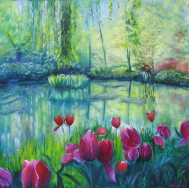 Spring in Monet`s Garden