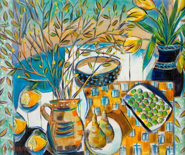 SPRINGTIME STILL LIFE painting for sale