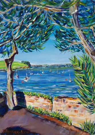 St Mawes Moorings painting for sale
