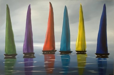 RESERVED Stormy Colourful Regattas