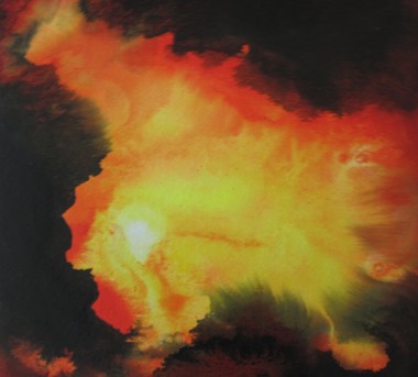 Supernova abstract painting 