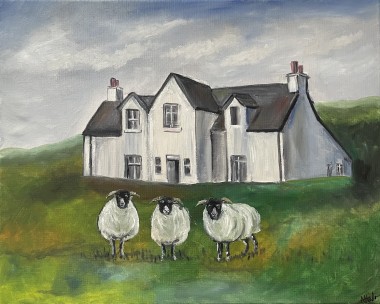 The Sheep And The Cottage