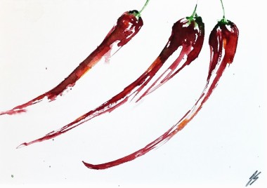 Three Little Red Chillies 1