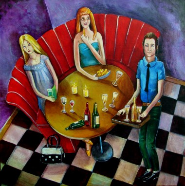 quirky figurative painting