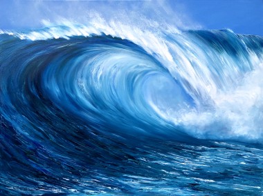 Turquoise Wave Breaking II
