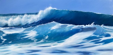 Turquoise Waves Breaking