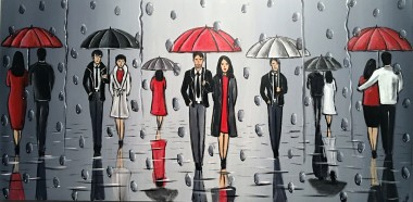 Umbrellas And The Rain
