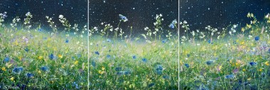 Snowdrops & Stars - Triptych